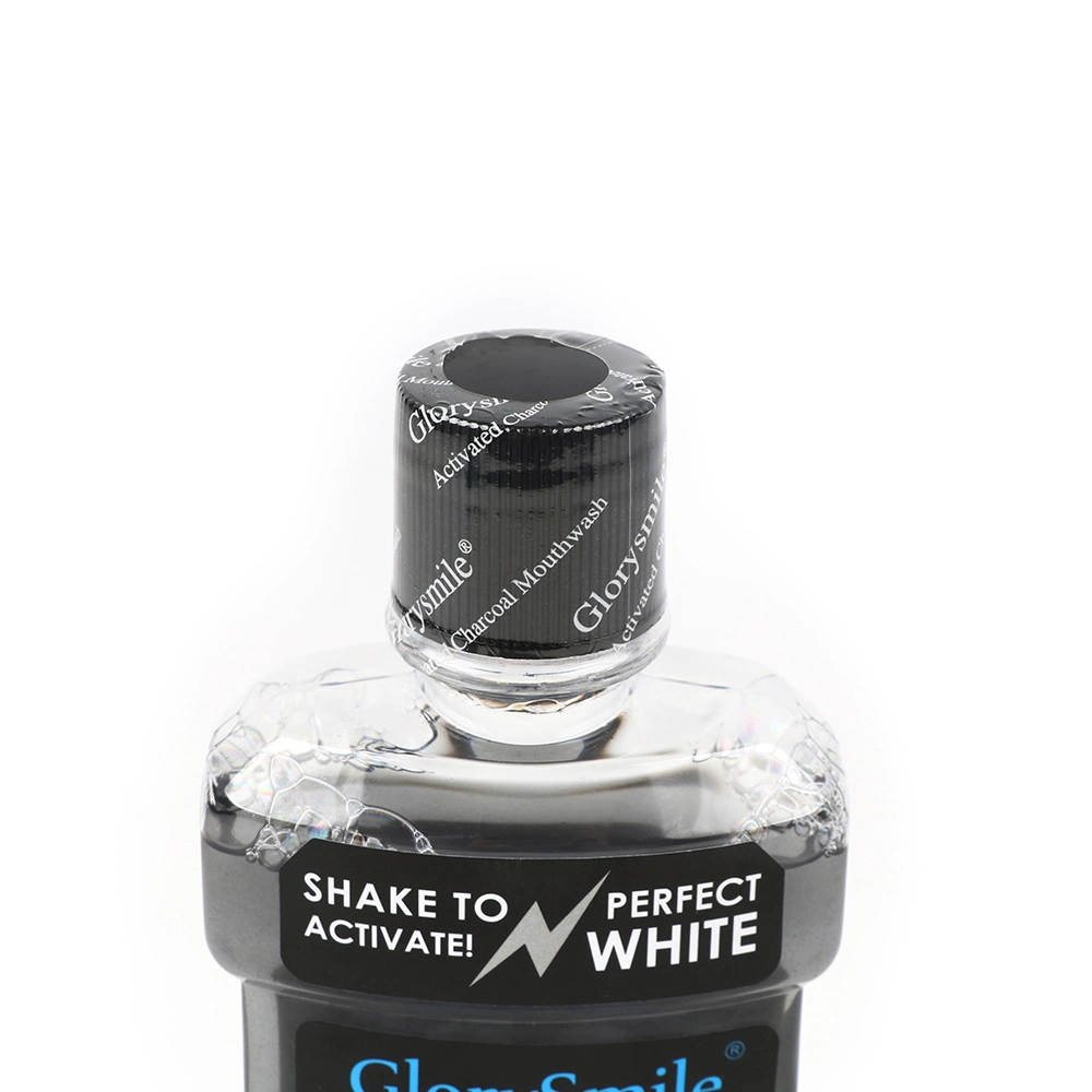 Hot Selling Charcoal Mouth Wash Private Logo Teeth Whitening Mint Flavor Oral Cleaning Mouthwash