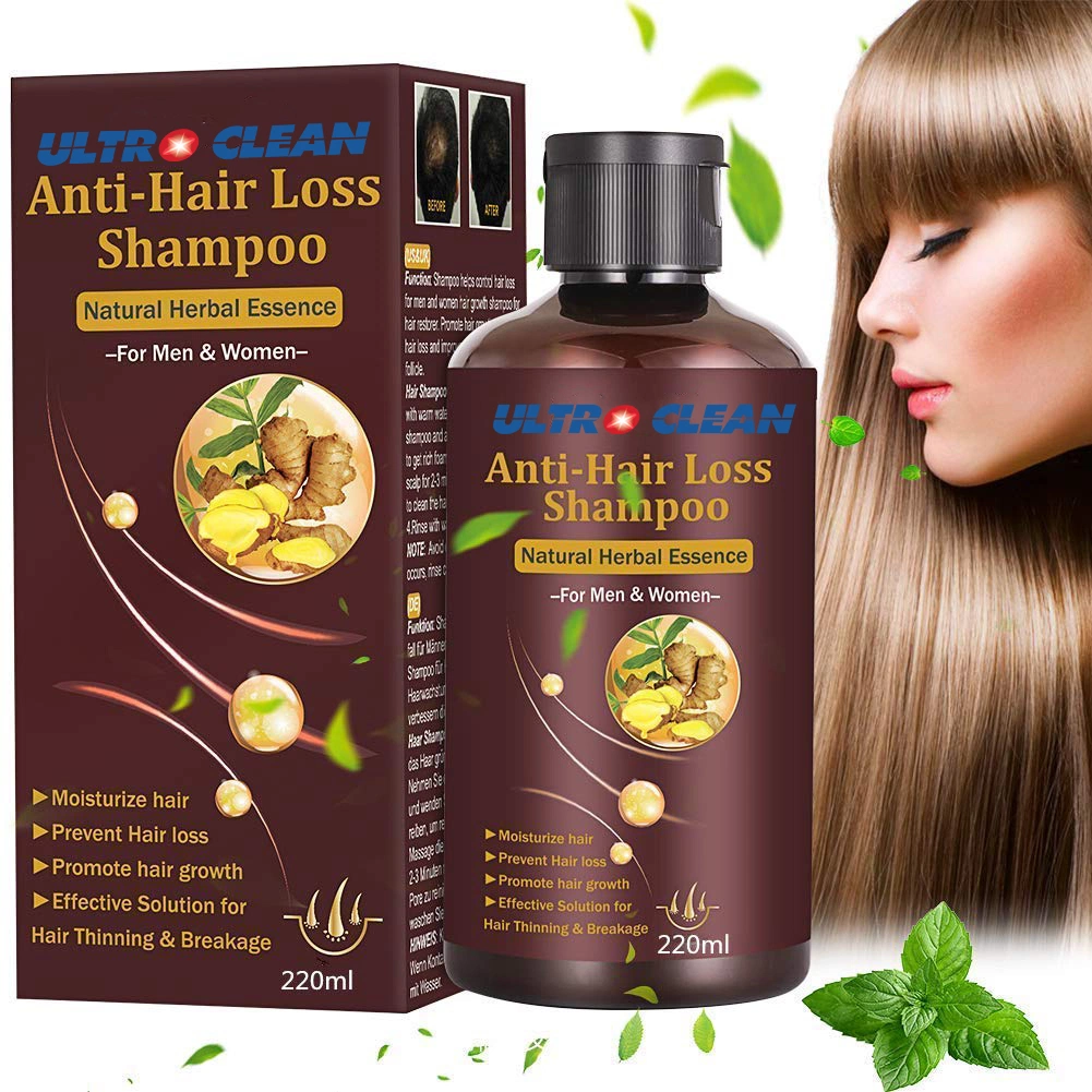 Private Label Ginger Anti Hair Loss Hair Growth Shampoo