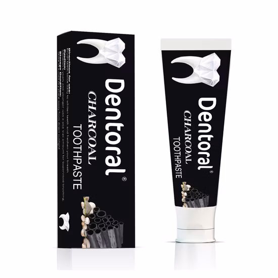 Dentoral Bamboo Charcoal Toothpaste for Gums Care Teeth Whitening Toothpaste