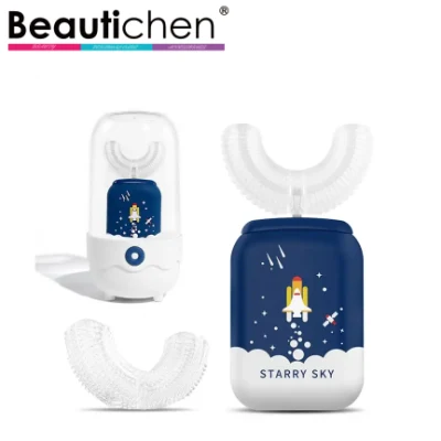 Beautichen Wholesale Home Use Children Oral Care Rechargeable U Shape Kid Electric Toothbrush