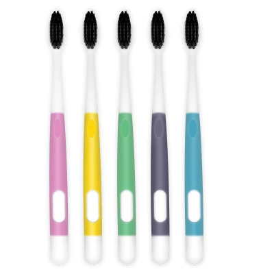 White Hair Adult Oral Cleaning Toothbrush Care Soft Silk Soft Hair Household Bamboo Charcoal Toothbrush